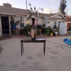 Table And Flower Arrangement 
