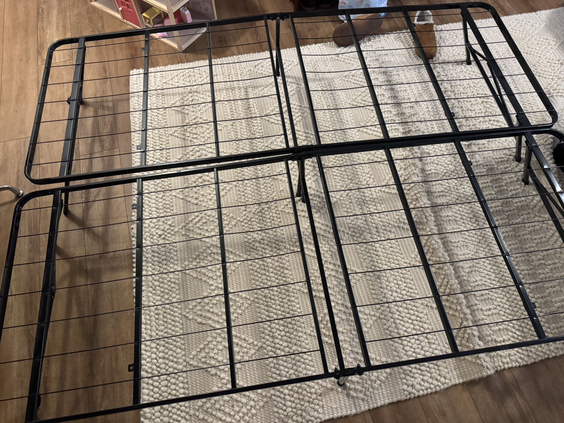 2x Folding Twin Bed Frames