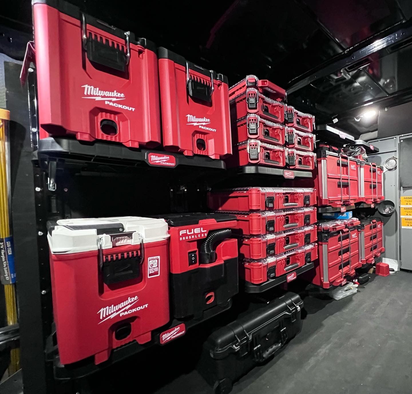 Milwaukee Packout System for work van
