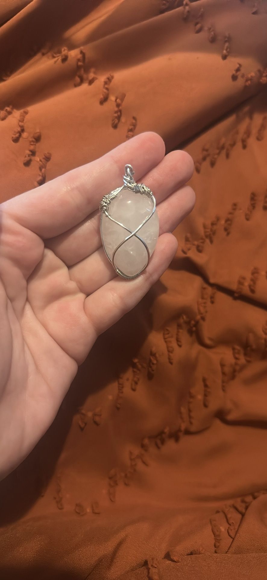 Quartz Wire Wrapped Pendant