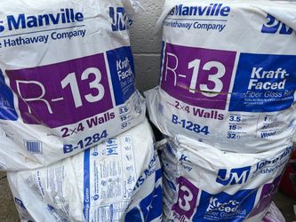 Johns Manville R13 Kraft Face Fiberglass Insulation