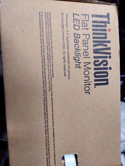 Lenovo 24" Monitor In Unopened Original Box