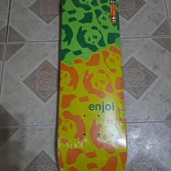 ENJOI SKATEBOARDS THE MULTI PANDA LOGO SKATEBOARD DECK SIZE 8.0