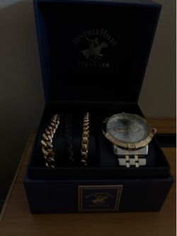 Beverly Hills Polo Club Watch and Bracelet Gift Set