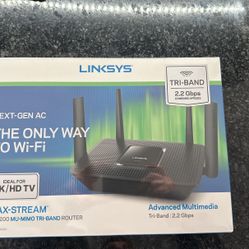 Linksys WiFi router $80 Or Best Offer 