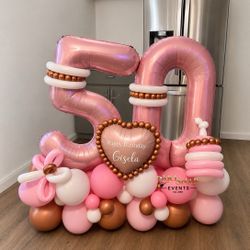 Balloon Stack Party Decor 