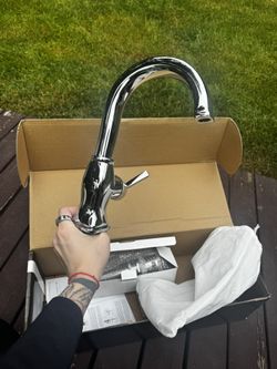 Signature Hardware Carraway Single Hole Bathroom Faucet Chrome