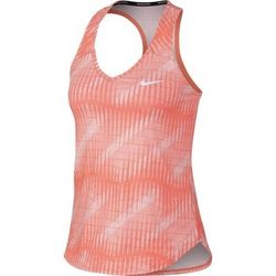 Nike Womens Pure Tennis Tank Top - Light Wild Mango/White

Large