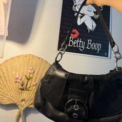 Coach Black Flap Bag