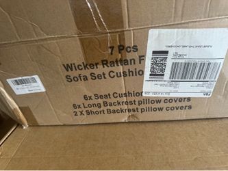 7pc wicker patio set covers