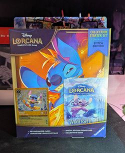 Disney Lorcana – Winterspell Collection Starter Set | Stitch Edition | Factory Sealed