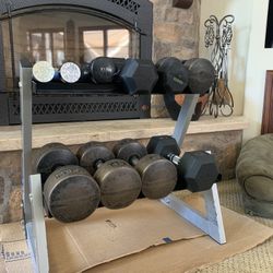 Dumbbells And The Rack 
