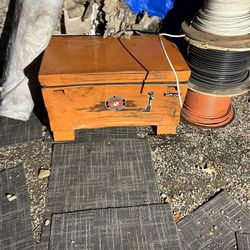 RIDGID 32 in. W x 19 in. D x 18.25 in. H Portable Storage Chest Jobsite Box