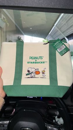 Snoopy Starbucks Tote Bag