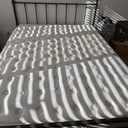Saatva Classic Firm Queen Mattress & metal frame