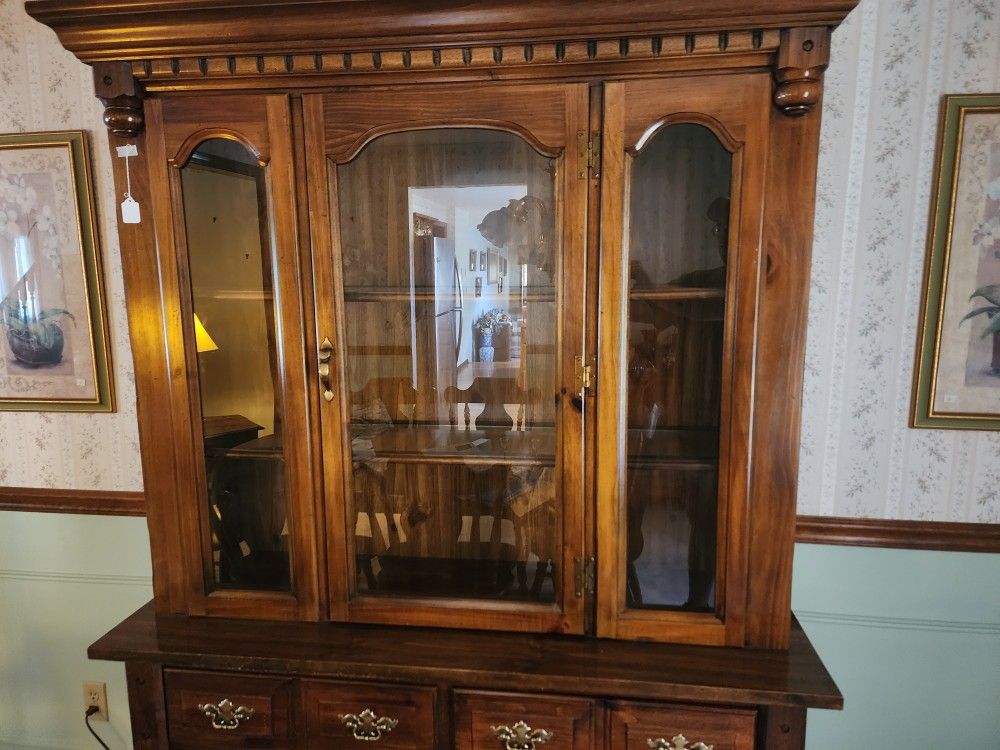 Walnut China Cabinet