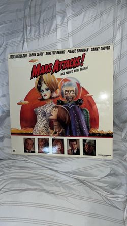 Mars Attacks (Laserdisc, 1997) in new condition $25
