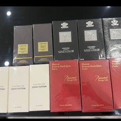 Louis Vuitton, Tom Ford, Baccarat, Aventus