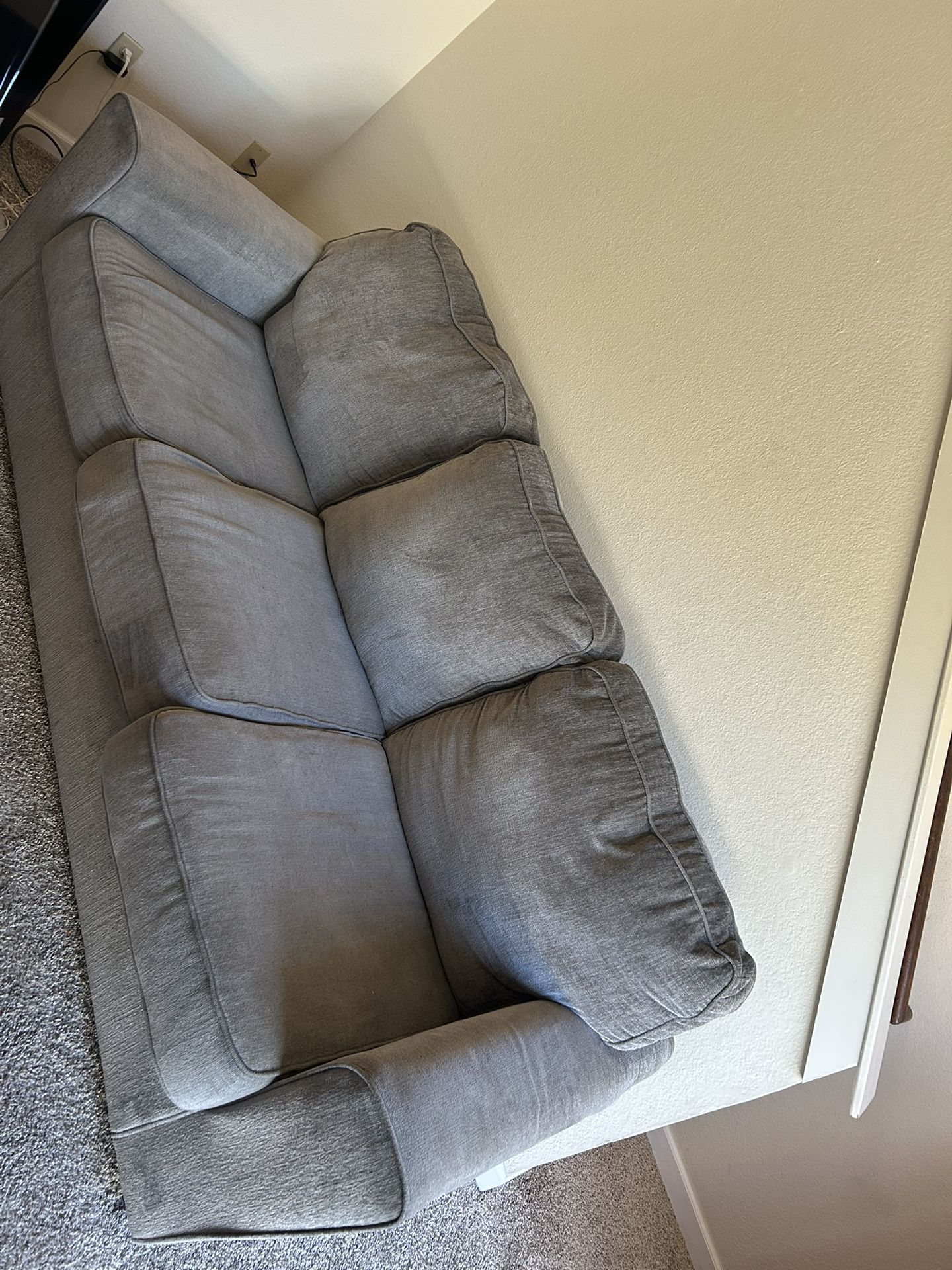 Grey 3 Piece Couch Set