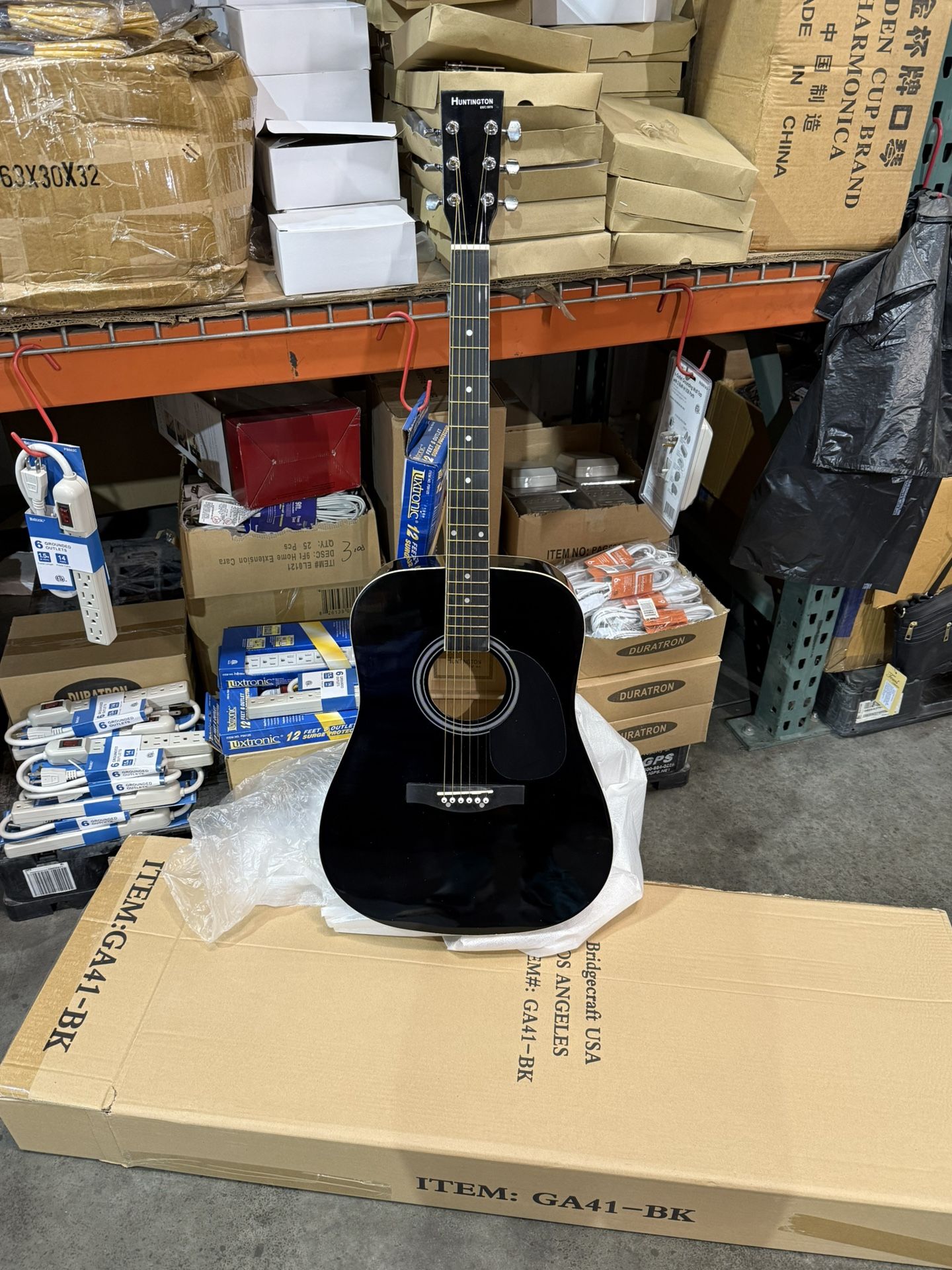 Gorgeous ❤️ Acoustic Guitar Full Size 41 Inch Black Kulla