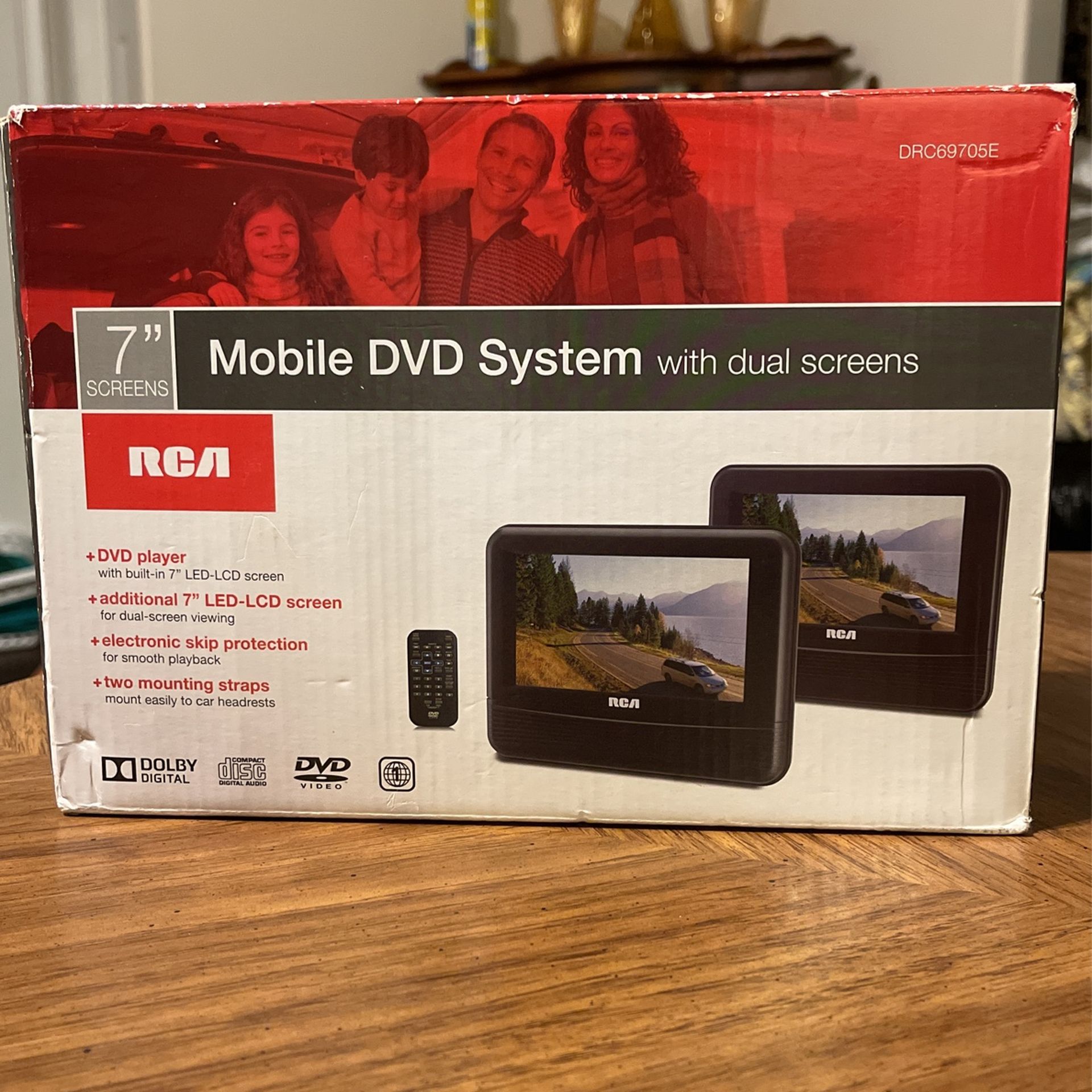 RCA 7” Mobile DVD System
