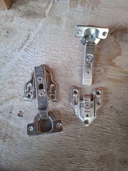 Hinges for cabinets used