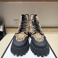 GUCCI: GG PRINT MEN’S BOOTS
