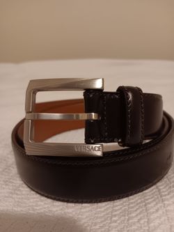 Versace leather belt
