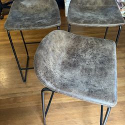 3 Counter Height Bar Stools
