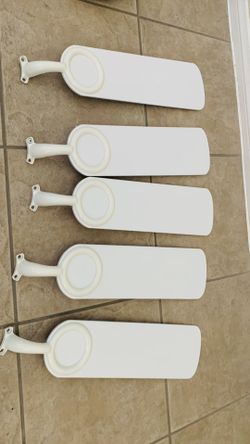 White Ceiling Fan 42 IN Indoor