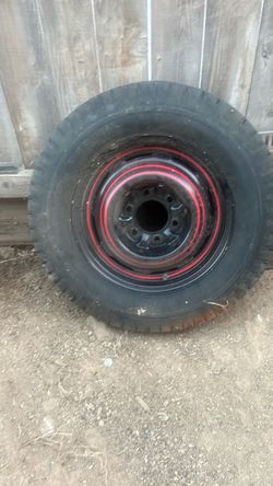 Tire and rim