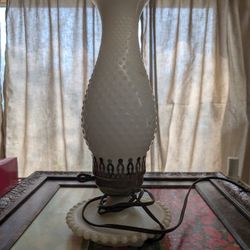 Antique Milk White Lamp