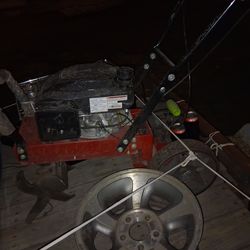 Earthquake rototiller used about 