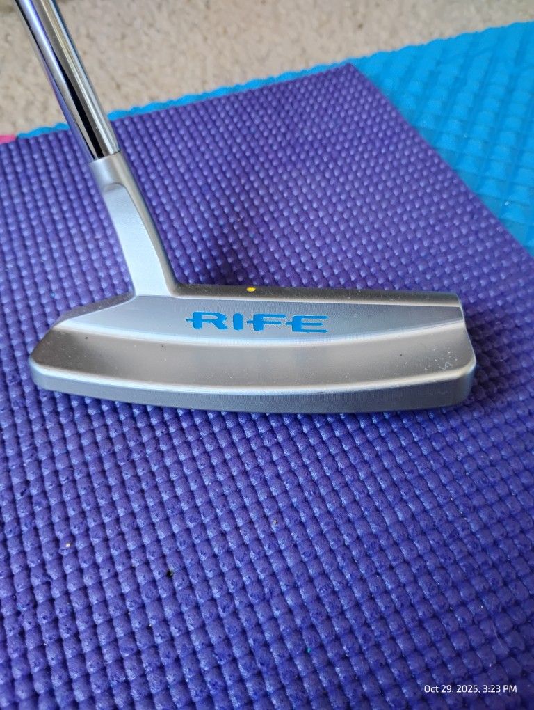 RIFE 34.5" CAYMAN BRAC (ISLAND SERIES) BLADE PUTTER-EXCELLENT CONDITION 