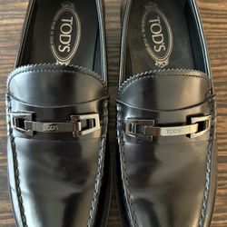 Tod’s Double T Loafers, Brand New, Size 9 US, Black Leather