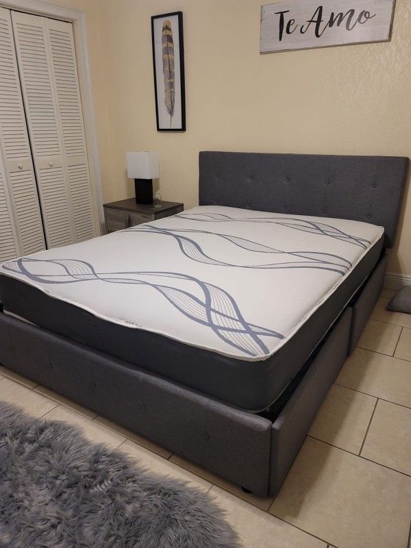 NEW QUEEN SIZE MATTRESS AND BOX SPRING 2PCS