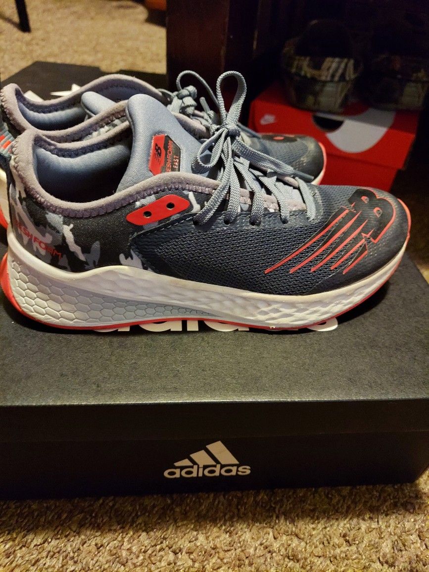 Brand New New Balance Size 2 Worn 1 Time To School