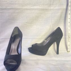 Candie’s Black Heels