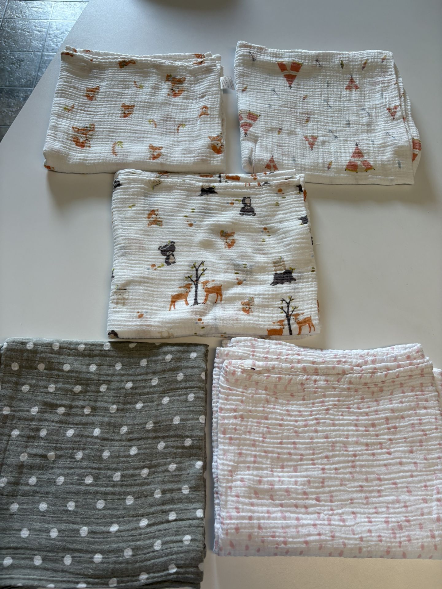 Muslin Swaddle Blankets
