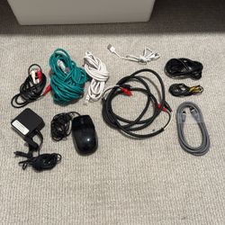 Ethernet Cables, AV Cables, Chargers, Mouse