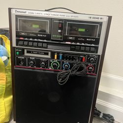 Double casette/ 8 track karoke player model GP-K220