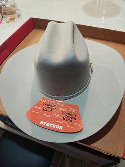 stetson hats 88 silver grey socm-r