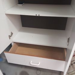 White upright Dresser 