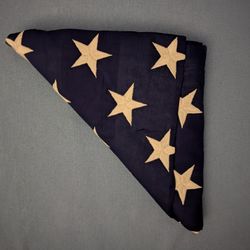 American Flag 5' X 9.5' Cotton Burial Flag