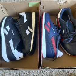 Reebok Royal CL Jog 3.0 – Kids Size 2 (2 Pairs, New in Box)