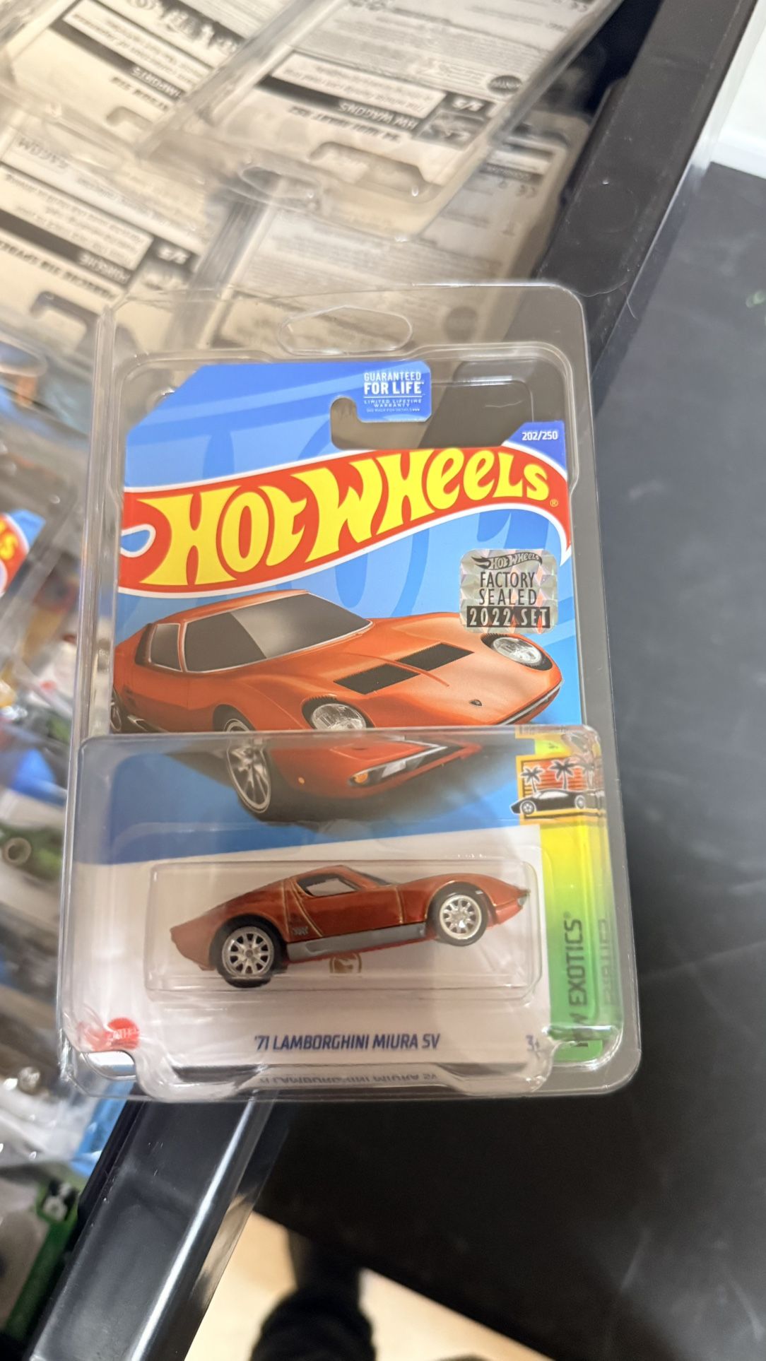 Hot Wheel Super Treasure Hunt 71 Lamborghini Miura Factory Sealed 