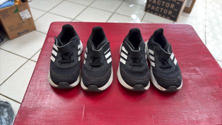 Navy Blue Adidas Sneakers.