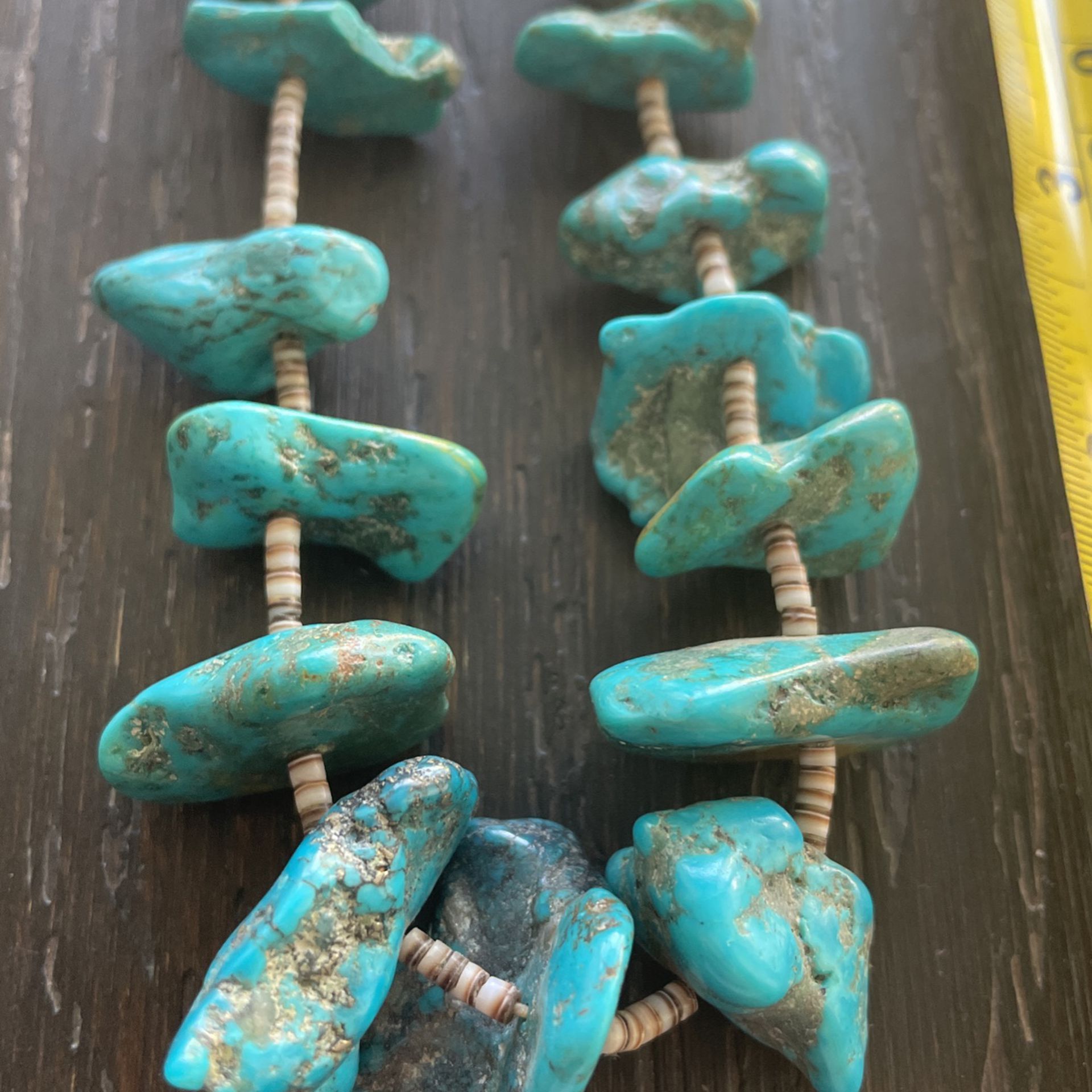 Indian Canyons Trading Post Turquoise Nugget Beaded Necklace X-Large