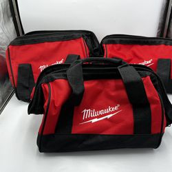 3X Milwaukee Small Contractor Heavy Duty Bag for Power and Hand Tools