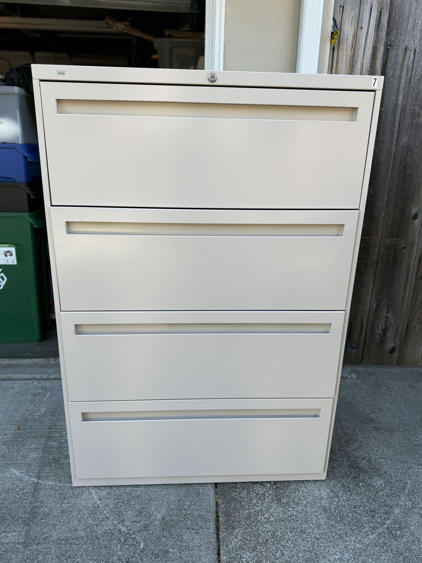πΌ Heavy-Duty 4-Drawer Metal File Cabinet β Solid & Spacious!